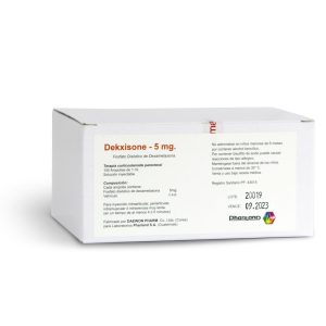 Dekxisone - 5mg / 100 ampollas